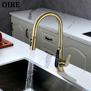 Oire nuovo Display digitale LED <span class=keywords><strong>rubinetto</strong></span> lavello da cucina moderno stile classico con filtro a tre stadi <span class=keywords><strong>per</strong></span> <span class=keywords><strong>acqua</strong></span> purificata <span class=keywords><strong>per</strong></span> alberghi - Product Image 1