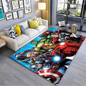 Alfombra Grande con Diseño <span class=keywords><strong>de</strong></span> Superhéroes para Sala <span class=keywords><strong>de</strong></span> Estar, Impresión Digital 3D, Alfombra Suave para Cuarto <span class=keywords><strong>de</strong></span> Niños, Lavable - Product Image 6