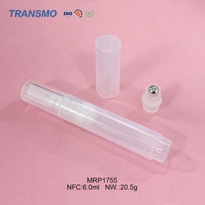 Flacon de brillant à lèvres vierge personnalisable et écologique de 3 ml, réutilisable, pour huile à cuticules et manucure - Product Image 5