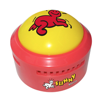 Buzzer à bouton-poussoir, jouet farceur, sons de frottement programmables, compact, portable, accessoire de jeu amusant pour les fêtes
