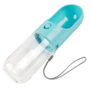 누출 똥 플라스틱 개 물 디스펜서 여행 걷기 식수병 애완 동물 그릇 및 피더 - Product Image 4