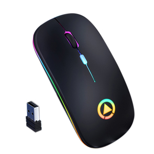 Ratón inalámbrico para videojuegos, receptor USB de 2,4 GHz, 1600DPI, superfino, <span class=keywords><strong>barato</strong></span>, para <span class=keywords><strong>PC</strong></span> y portátil - Product Image 2