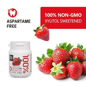 <span class=keywords><strong>Chewing</strong></span>-<span class=keywords><strong>gum</strong></span> <span class=keywords><strong>sans</strong></span> <span class=keywords><strong>sucre</strong></span> à la saveur fraise, <span class=keywords><strong>sans</strong></span> aspartame, <span class=keywords><strong>sans</strong></span> gluten, végétalien, pour la prévention des caries - Product Image 4
