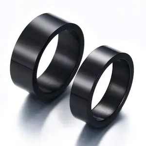 LVR047 fabricación barata Venta Directa 2 pcs set par América joyería de moda anillos de acero inoxidable amante unisex anillo