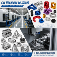 Layanan OEM Pemesinan CNC 4 Axis Kustom untuk Komponen Aluminium, Baja Tahan Karat, Kuningan, Perunggu, Tembaga dengan Presisi Tinggi
