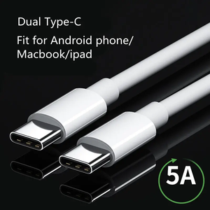 Precio al por mayor de fábrica Cable cargador <span class=keywords><strong>USB</strong></span> 1M 2M TPE 60W Tipo-<span class=keywords><strong>C</strong></span> a Tipo-<span class=keywords><strong>C</strong></span> 6A Cable cargador Cable <span class=keywords><strong>Usb</strong></span>-<span class=keywords><strong>C</strong></span> Cable para Iphone 15 16 - Product Image 5