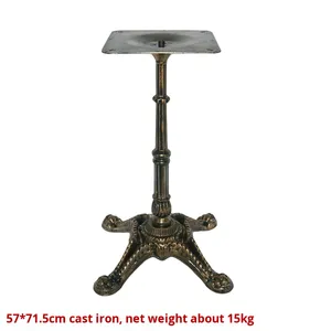 Alas meja perunggu gaya antik Retro Eropa Modern kaki meja besi cor untuk Sofa meja makan bahan logam ruang tamu - Product Image 6