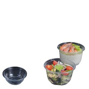 Boîte d'emballage alimentaire jetable en PP transparent épaissi pour micro-ondes avec couvercle, gaufrage et estampage personnalisés, forme sur mesure - Product Image 1