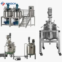Cuve de Réaction Automatique à Double Enveloppe pour Mélange, Préparation et Émulsification de Produits Chimiques, Cosmétiques et Biologiques