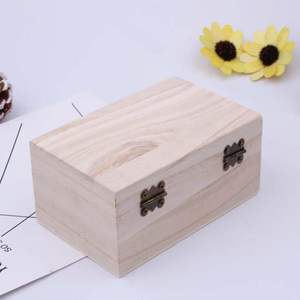 5 Unfinished Wooden Boxes Suitable for Birthday Gifts Wedding or Baby Mementos Christmas Eve Boxes Jewelry Boxes and Family <strong>Stor</strong> - Product Image 5
