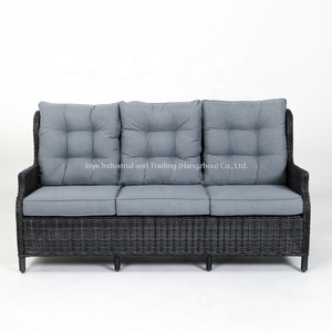 Joye ocio Patio mimbre mesa de comedor jardín <span class=keywords><strong>reclinable</strong></span> Alu PE ratán muebles de exterior sofá 6 piezas conjunto - Product Image 3