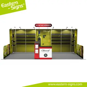 Aluminium Exhibition Booth Fair Easily Carry Quick Install Design Booth Exhibition Pop Up Booth Trade Show