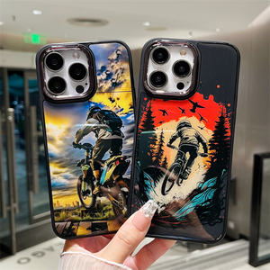 Para Motorola <span class=keywords><strong>Moto</strong></span> G85/G64/E14/X50 Ultra/S50 Neo TPU + PC patrones de dibujos animados protección de lente de cámara funda de teléfono móvil amigable con la piel - Product Image 2