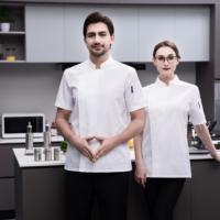 Veste de chef en coton légère, design moderne personnalisé, pour hôtel, restaurant, bar, fabricant professionnel d'uniformes de cuisine.