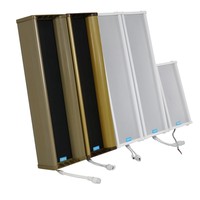Sistema de megafonía completo de aluminio con amplificador, altavoz y micrófono para escuelas, hoteles, mezquitas, parques, fábricas y oficinas