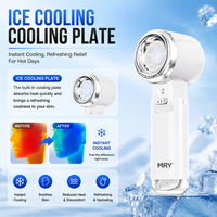Kipas Semprot Genggam MRY Mist Fan, Kipas USB Kecepatan Tinggi 3600mAh, Tangki Air 45ml, Tipe-C Isi Ulang, Kipas Pendingin Perjalanan Luar Ruangan