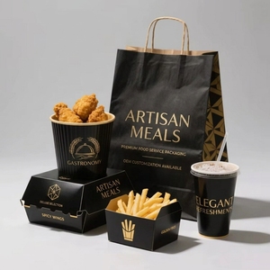 Servicio de Fabricación Personalizada OEM ODM, Bolsas de Papel Kraft para Alimentos, para Restaurantes, Comida para Llevar, Hamburguesas, Papas Fritas, Café, Panadería - Product Image 6