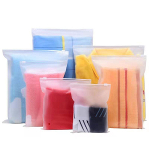 LT Biodegradable Printed Packaging Tshirt Clothes <strong>Bag</strong> Plastic Packaging Slider Ziplock Custom Frosted Zipper <strong>Bag</strong> for Clothing - Product Image 5