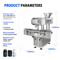 Compteur de capsules vibrantes multi-canaux entièrement automatique Compteur de capsules de gel souple