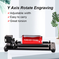 Mini Máquina de Grabado Láser, Módulo de Grabado Rotatorio en Eje Y para Router CNC, Grabado y Corte de Objetos Cilíndricos
