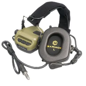 Kedap Suara OPSMEN EARMOR M32 Peredam Kebisingan Penutup Telinga Pelindung Pendengaran Headset Taktis dengan Mikrofon Nato TP120 Jaket