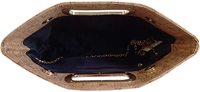 Tas Genggam Gabus Ramah Lingkungan Alami Tas Dompet Wanita Tas Pantai Dompet Amplop Kulit Gabus Bambu Vegan Tas Tangan Wanita Daur Ulang