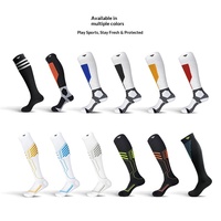 MOON Chaussettes de ski unisexes personnalisées, organiques, antibactériennes, respirantes, légères, en Spandex/Acrylique, pour les sports de plein air