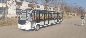 Bus électrique touristique Ranche 8-23 places, longue autonomie, batterie au lithium, faible bruit, pour sites touristiques, campus, stations balnéaires et hôtels - Product Image 5