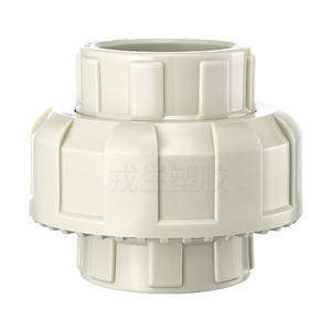 Ling <b>Chemical</b> PPH Pipe Union Connector 1 In Rigid Hot Fusion Joint For Water Pipe Fitting - Product Image 1