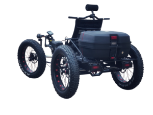 Vélo électrique à quatre roues TrikExplor Sport <span class=keywords><strong>Fat</strong></span> Tyre Bafang 500 watts, moteur 9 vitesses, suspensions arrière, vélo couché quad - Product Image 2