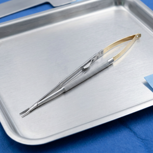Porte-aiguille à poignée diamantée, instrument de suture chirurgical, forceps de serrage en acier inoxydable pour aiguille dentaire - Product Image 2