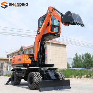 รถขุดขนาดเล็ก SHANDING EPA EURO 5 แบบมีล้อ พร้อมเครื่องยนต์และมอเตอร์ที่ปรับแต่งได้ รถขุดขนาดเล็กน้ำหนักเบา - Product Image 1