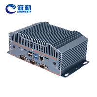 OEM 4 LAN 6Com Embedded Industrial Fanless Mini PC Case with 12th Gen N150 N100 N95 N200 N305 Cpus