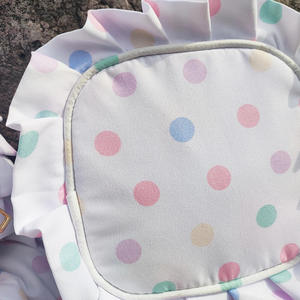 Commercio all'ingrosso moda bellezza colorata Mini con cerniera borsa <span class=keywords><strong>cosmica</strong></span> stampa cotone per ragazze scatola per il trucco - Product Image 5