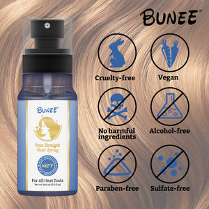 Organic Thermal Leave in acondicionador Argan Amino Wheat Keratin VE Heat Protector Flat Iron hair <span class=keywords><strong>Spray</strong></span> Protection hasta 450 F FRO - Product Image 1