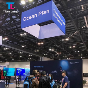 Tianlang nhanh chóng cài đặt khung nhôm treo biểu ngữ căng thẳng vải hiển thị với treo vòng lặp cho trần triển lãm thương mại sử dụng - Product Image 1