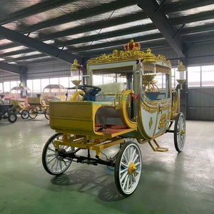 Charrette de mariage personnalisée à chevaux, chariot de tourisme, charrette royale électrique à chevaux - Product Image 3