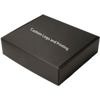 Enveloppe pliante de stockage de chaussures de cadeau de bonbons de Noël personnalisée livraison expédition boîte d'emballage en papier ondulé avec logo fabricant