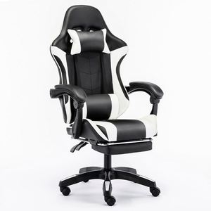 Custom Cheap Height Adjustable Racing Sillas Gamer <b>Computer</b> Game Chair Pu Leather Gaming Chair with Footrest - Product Image 3
