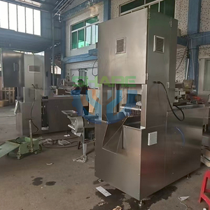 Endüstriyel Ağır Hizmet Tipi Yüksek Hızlı Zincirli Konveyörlü Kemik Kesme Makinesi |   Sığır Kaburgası ve Domuz Eti için Çok Bıçaklı Et Kesici - Product Image 2