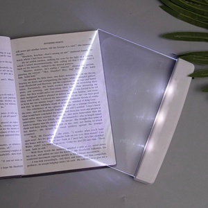 Lampes de lecture plates pour la maison, pour lire la nuit au lit, lumière LED transparente pour la lecture de pages de livre, lumière plate pour la lecture au lit la nuit - Product Image 1