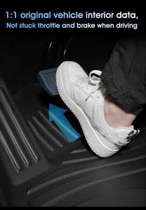 Alfombrillas personalizadas antideslizantes para todo tipo de clima 3D TPE para coche, forro de carga para <span class=keywords><strong>Audi</strong></span> Q5L 2018-2023 - Product Image 3