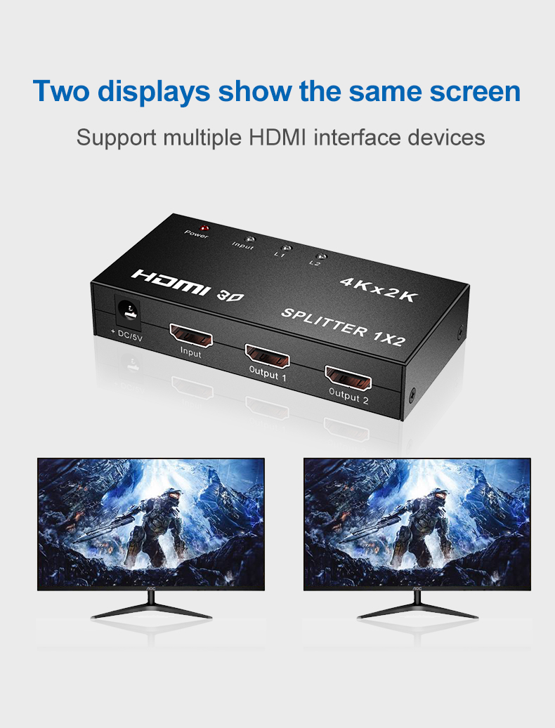 3 Ports HD-MI Switch 3x1 4K HD-MI Switch 3 in 1 out Hub HD-MI Switcher Splitter Adapter for projector HD-TV XBox PS4
