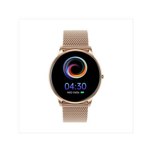 Nuevo <span class=keywords><strong>reloj</strong></span> deportivo inteligente de moda para <span class=keywords><strong>mujer</strong></span> Calendario de seguimiento de actividad de navegación GPS-Colores negro <span class=keywords><strong>dorado</strong></span> rosa - Product Image 3