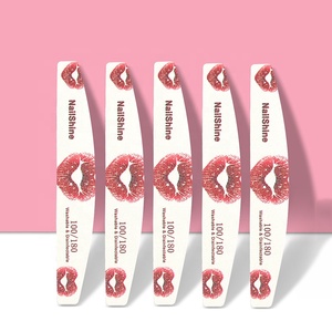 <span class=keywords><strong>Lima</strong></span> <span class=keywords><strong>de</strong></span> <span class=keywords><strong>Uñas</strong></span> Rosa Crema <span class=keywords><strong>Blanca</strong></span> Duradera <span class=keywords><strong>de</strong></span> Papel 100/180 con Puntas Rojas en Forma <span class=keywords><strong>de</strong></span> Media Luna - Product Image 5