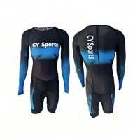 Combinaison de course professionnelle respirante pour patinage en ligne avec impression par sublimation personnalisée