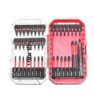 TOOLJOY Set obeng baja S2, 41 buah Impact Bit Set obeng baja S2 untuk Supermarket dengan kualitas tinggi