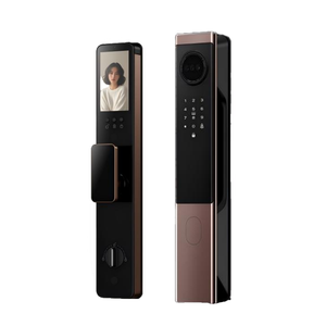 Serrure électronique numérique intelligente Sonnette d'empreintes digitales Caméra 3D Reconnaissance faciale du visage Smart Things App Anti-Theft Password Wifi - Product Image 1