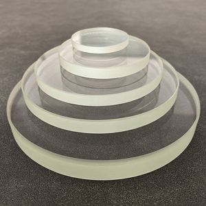 Placa De Vidro De Borosilicato Redonda Personalizada Discos De Vidro De Visão Resistentes Ao Calor - Product Image 3