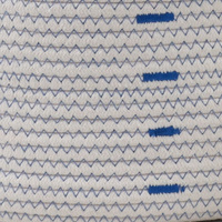 Ensemble de trois paniers en corde de coton polyester multifonctionnels et écologiques, personnalisés, de forme ovale, pour le rangement des vêtements, des jouets, des chaussettes, à la maison